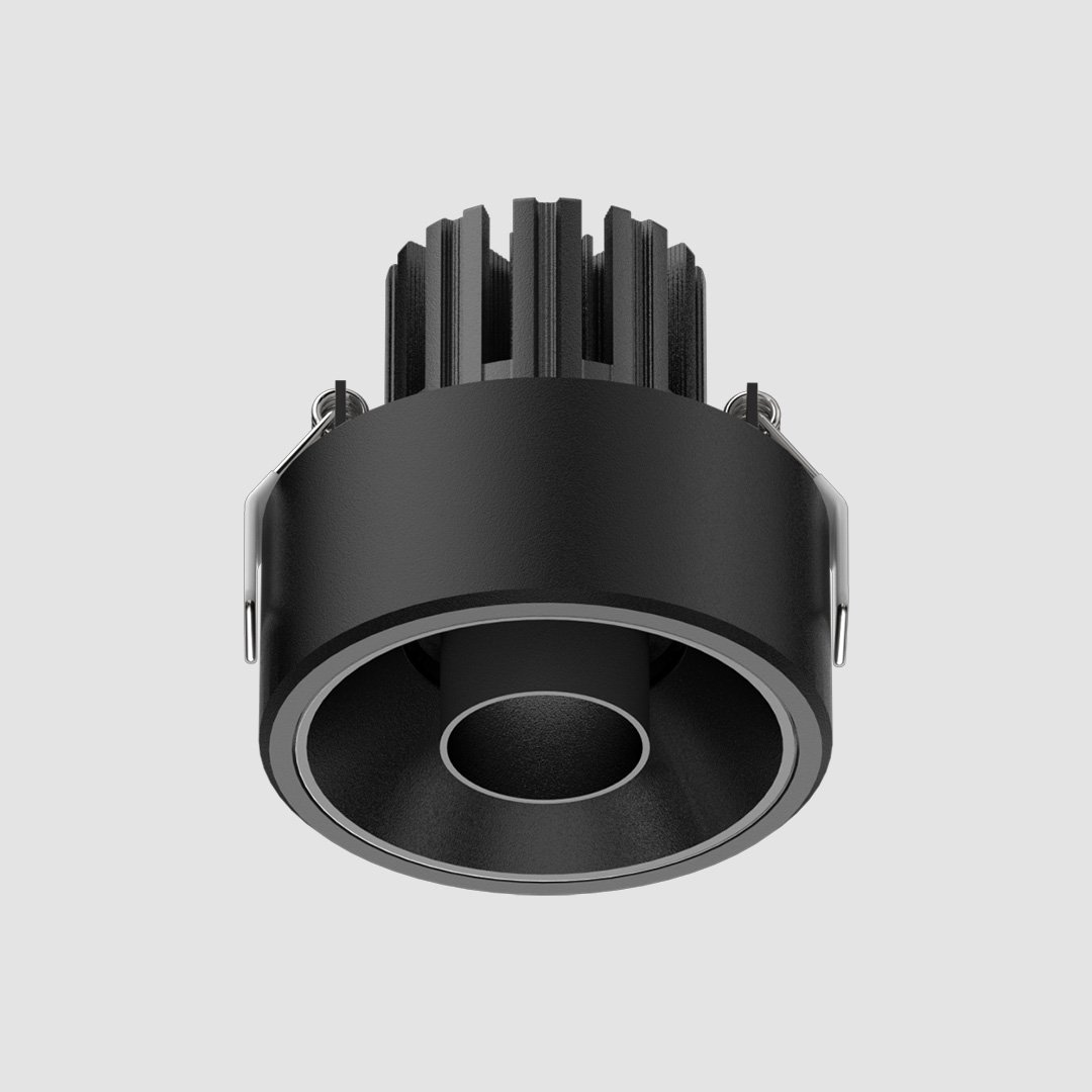 3 Inch Flush Spotlight - Black