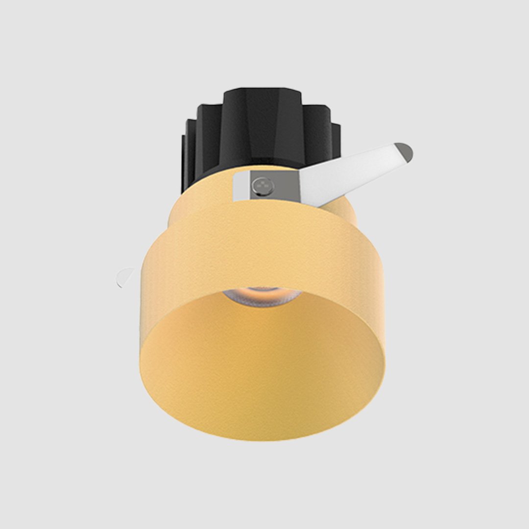 3 Inch Recessed Protruding Downlight - Gold