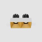 3 Inch Recessed Square Adjustable Double Downlight