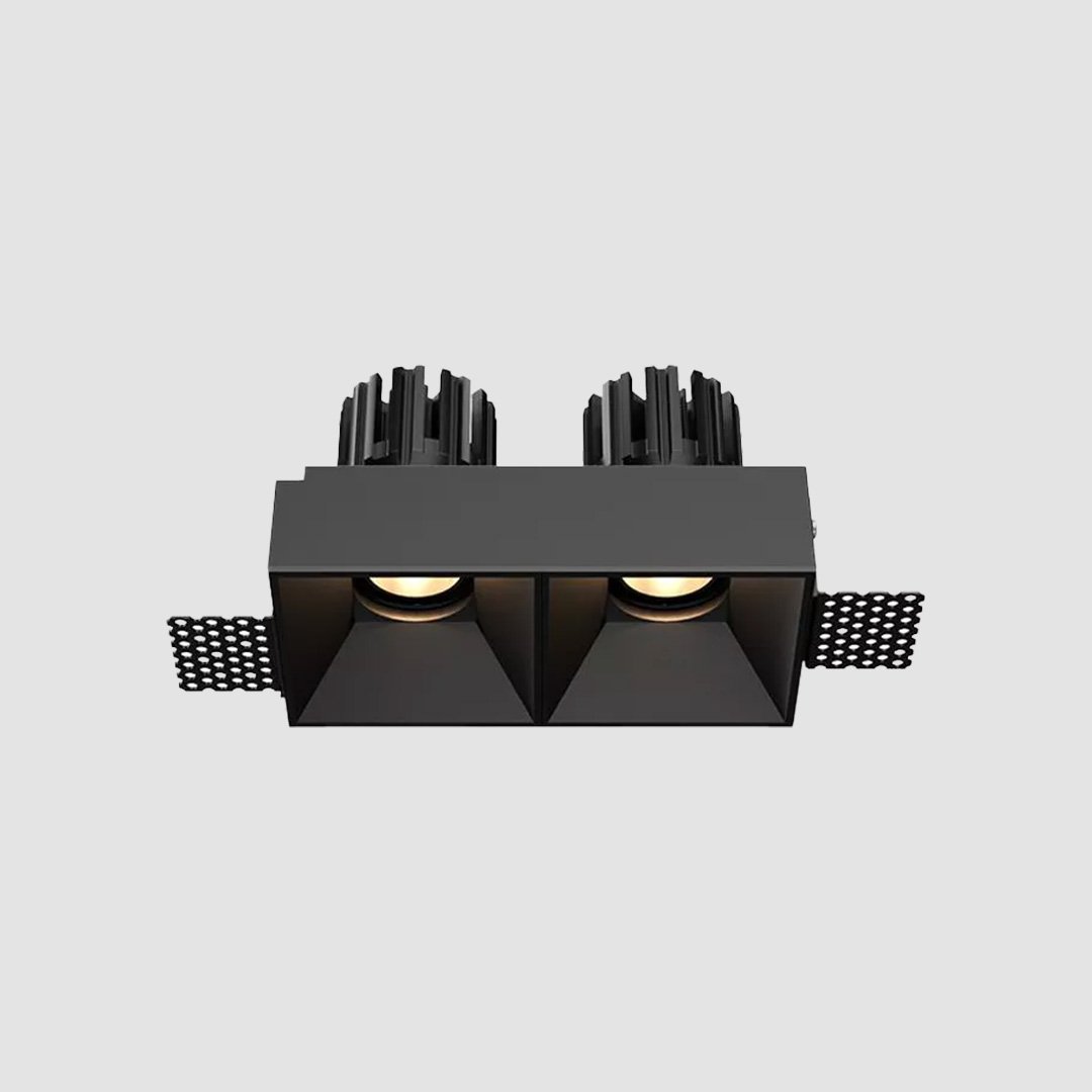 3 Inch Recessed Square Adjustable Double Downlight