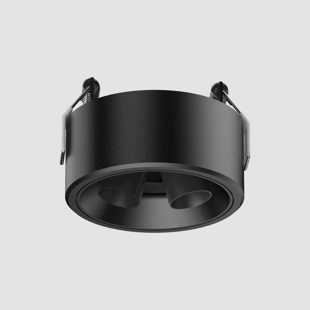 3 Inch Twin Mini Spotlight - Black