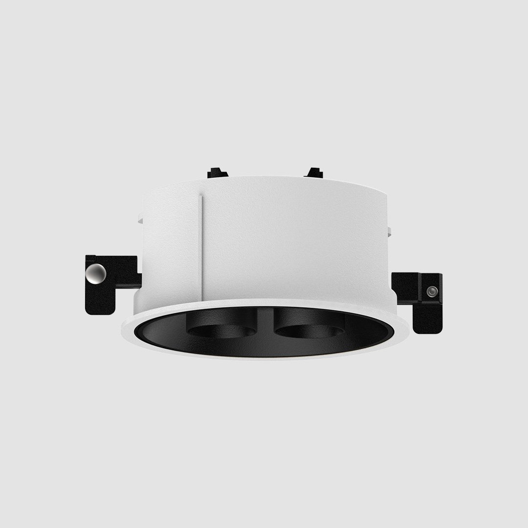 3 Inch Twin Mini Spotlight - Black