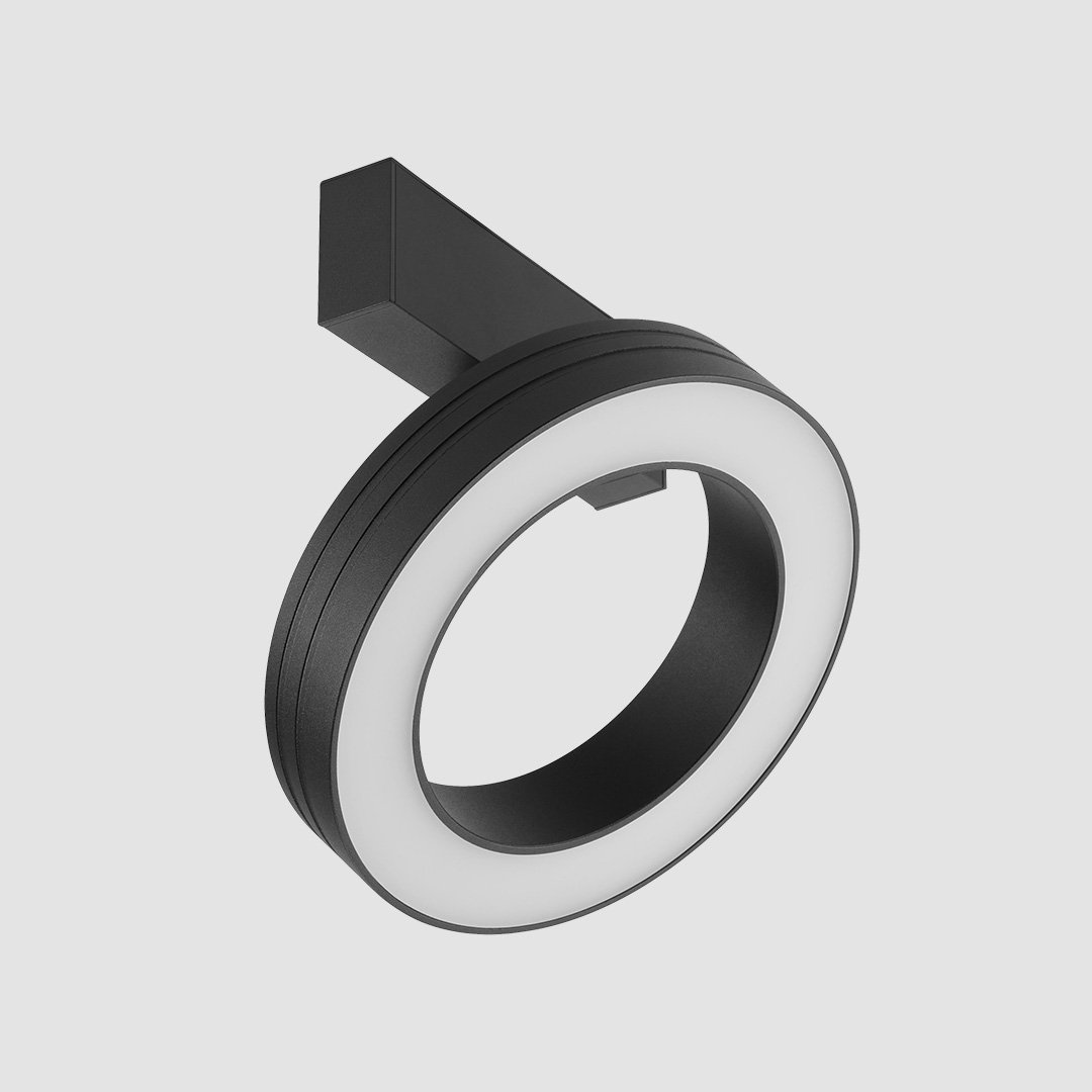 Halo Diffuser Attachment - Slim Track - 18W, Black