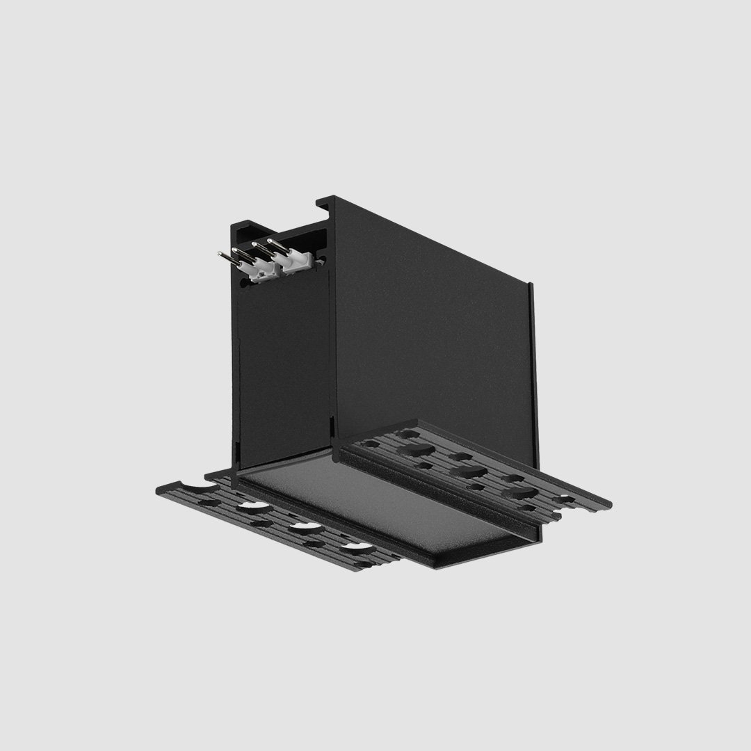 Input Terminal - Standard Track - Black, Trimless