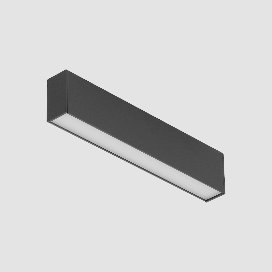 Linear Diffuser - Slim Track - Black