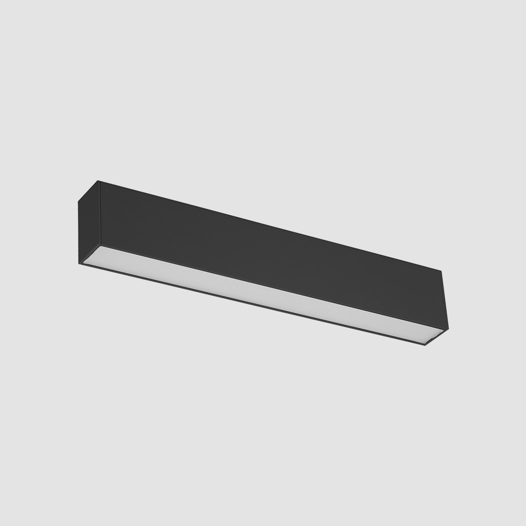 Linear Diffuser - Slim Track - Black