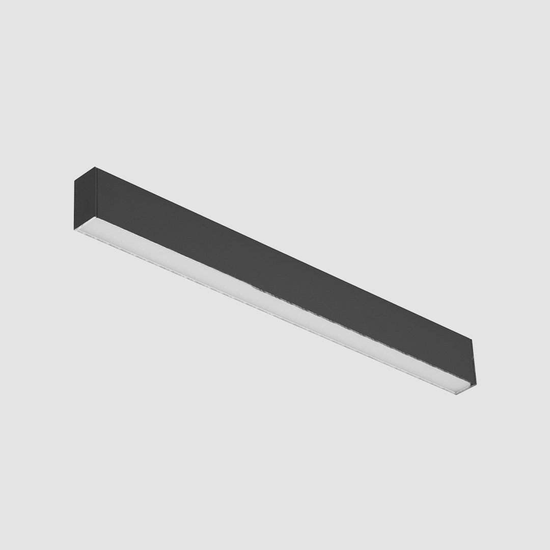Linear Diffuser - Slim Track - Black
