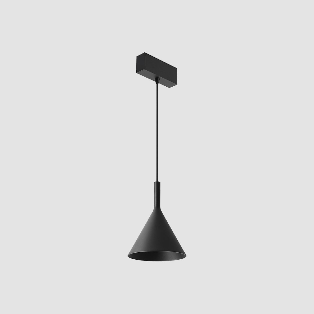 Modern Pendant - Slim Track - Black