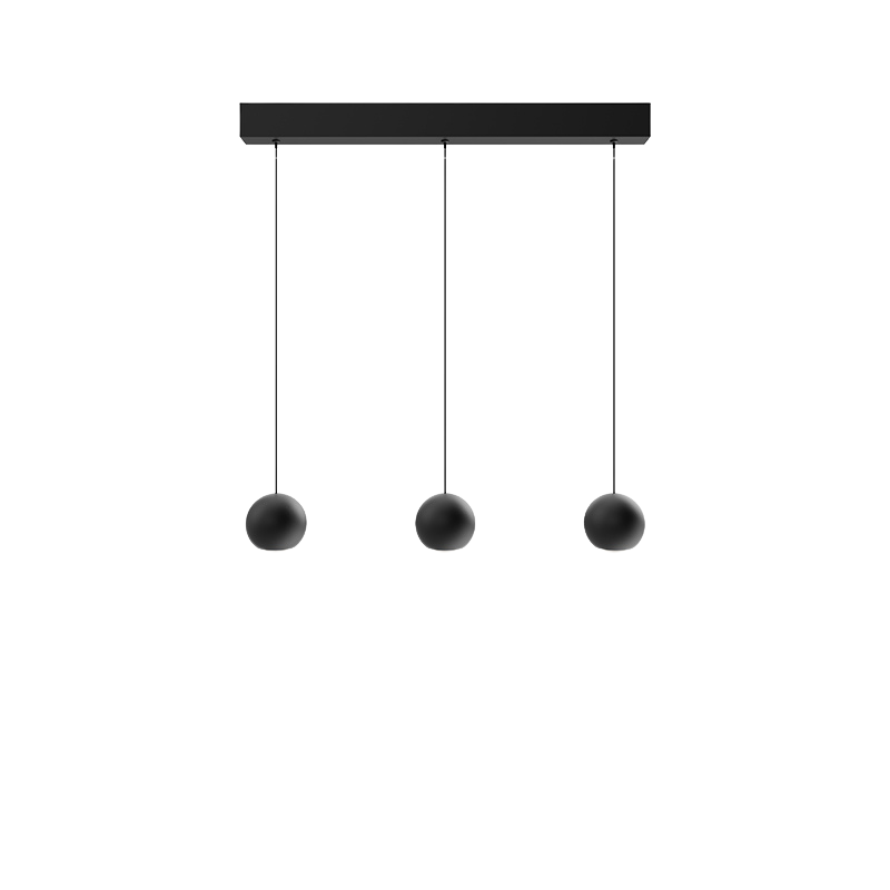 Nimo Pendant Light - Three, Black