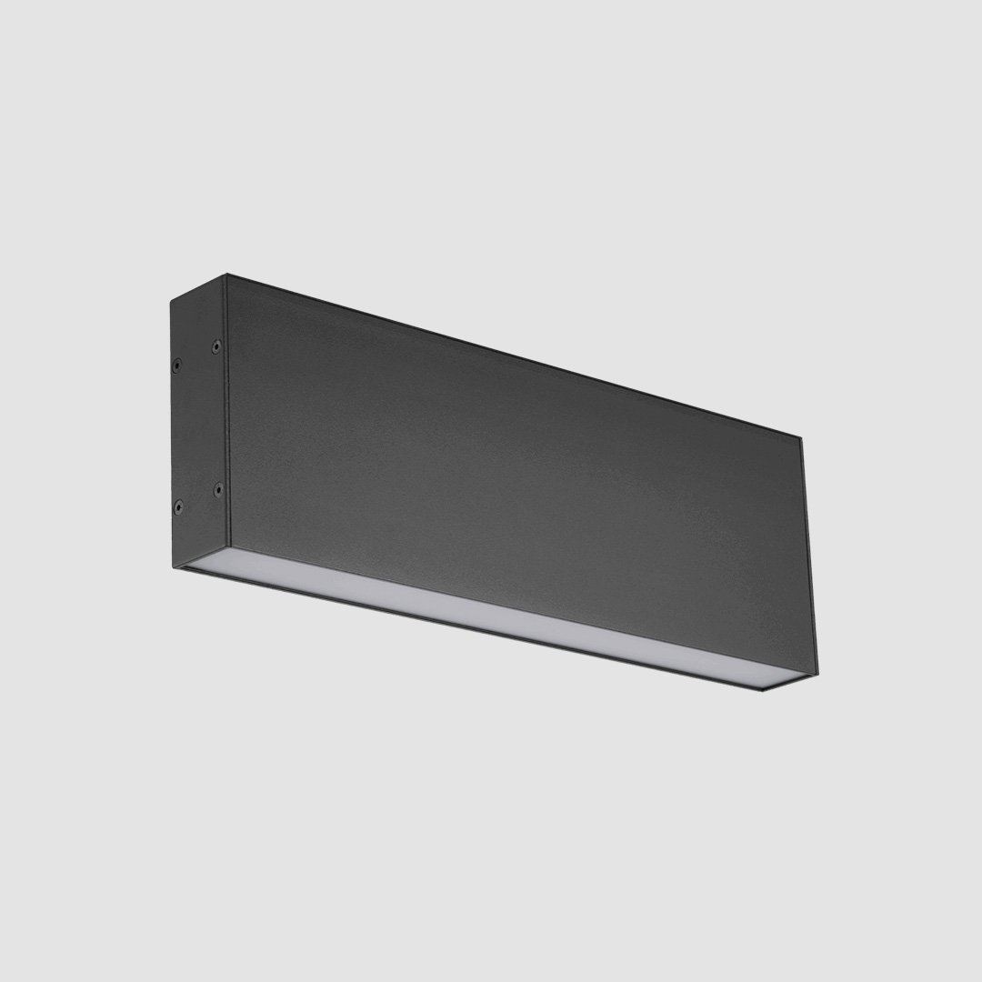 Protruding Linear Diffuser - Slim Track - Black