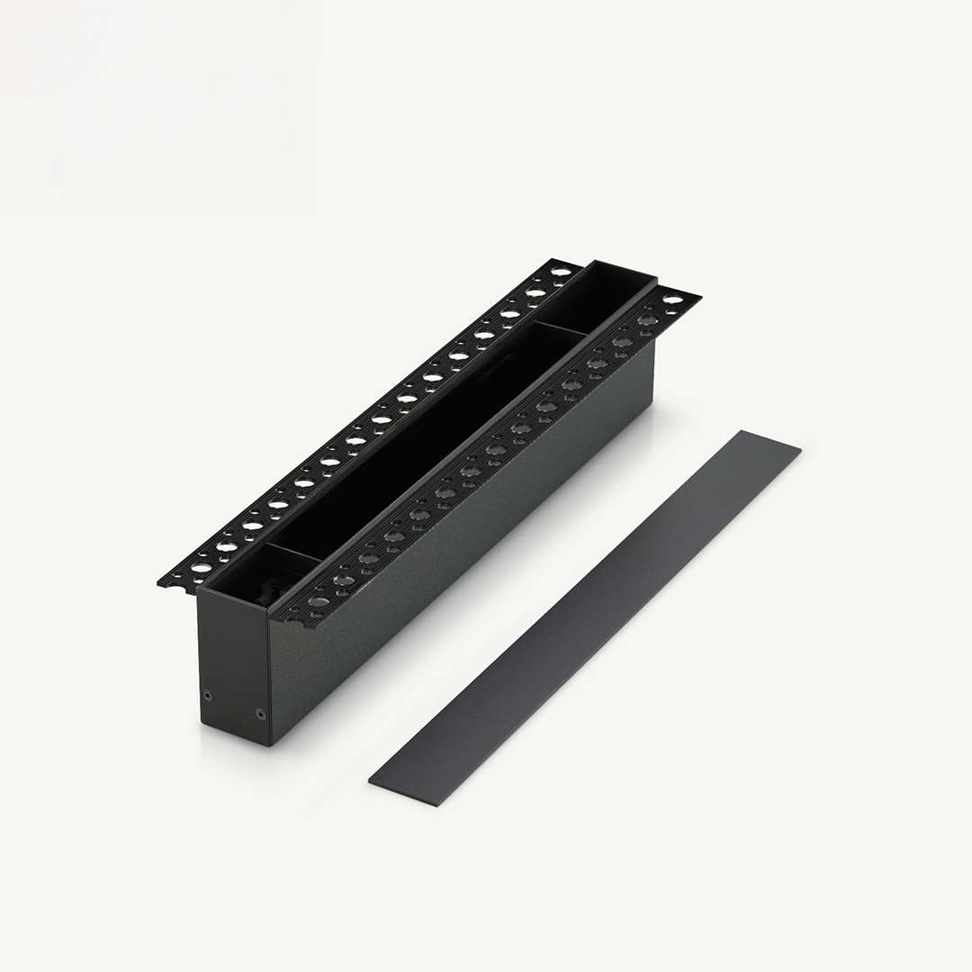 Track Driver Box - Standard Track - Black, Recessed