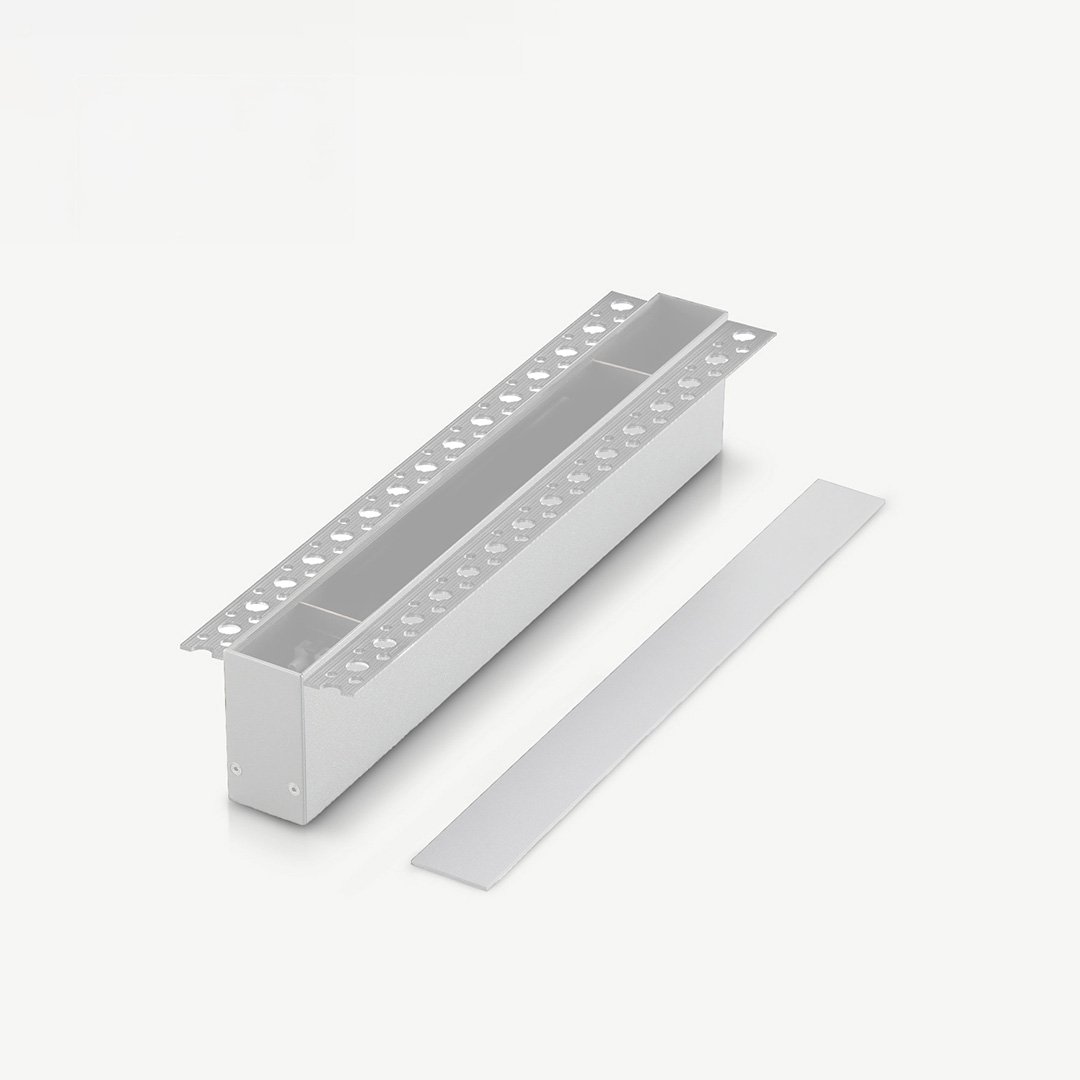 Track Driver Box - Standard Track - White, Recessed