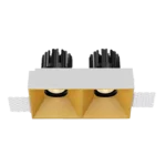 3 Inch Recessed Square Adjustable Double Downlight