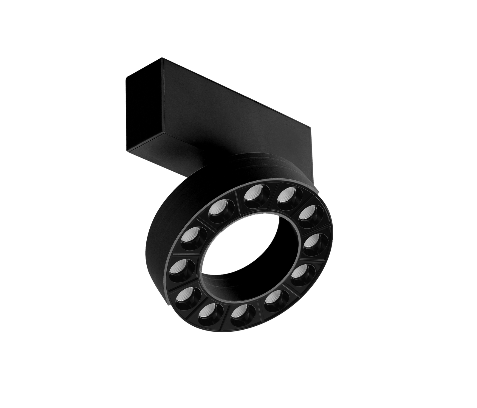 Halo Light - Standard Track - 12W, Black