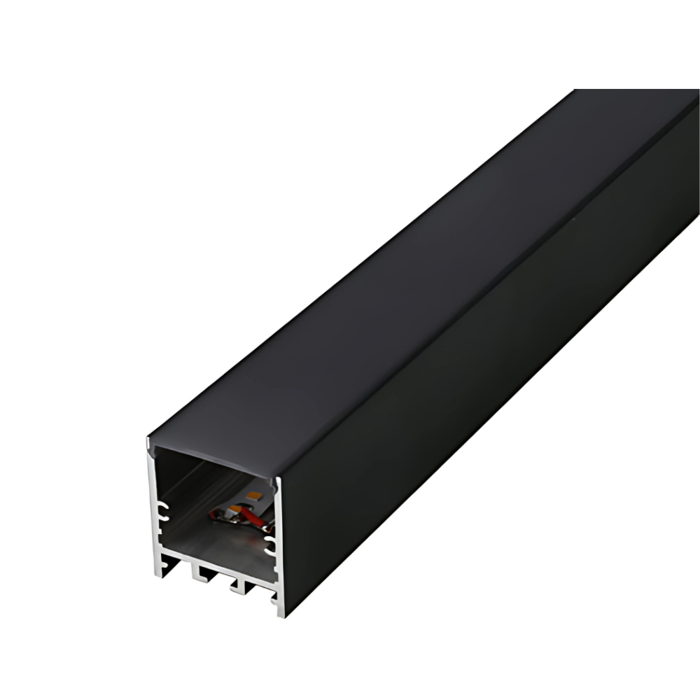 Led Aluminum Channel for Strip Lights - AS3535 - Black