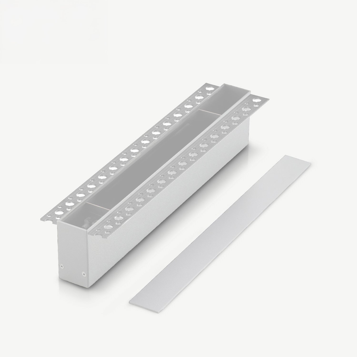 Track Driver Box - Standard Track - White, Recessed