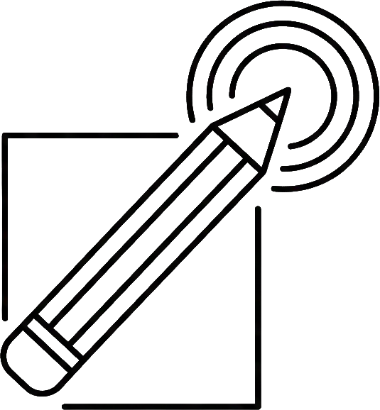 Edit icon with pencil and selection outline