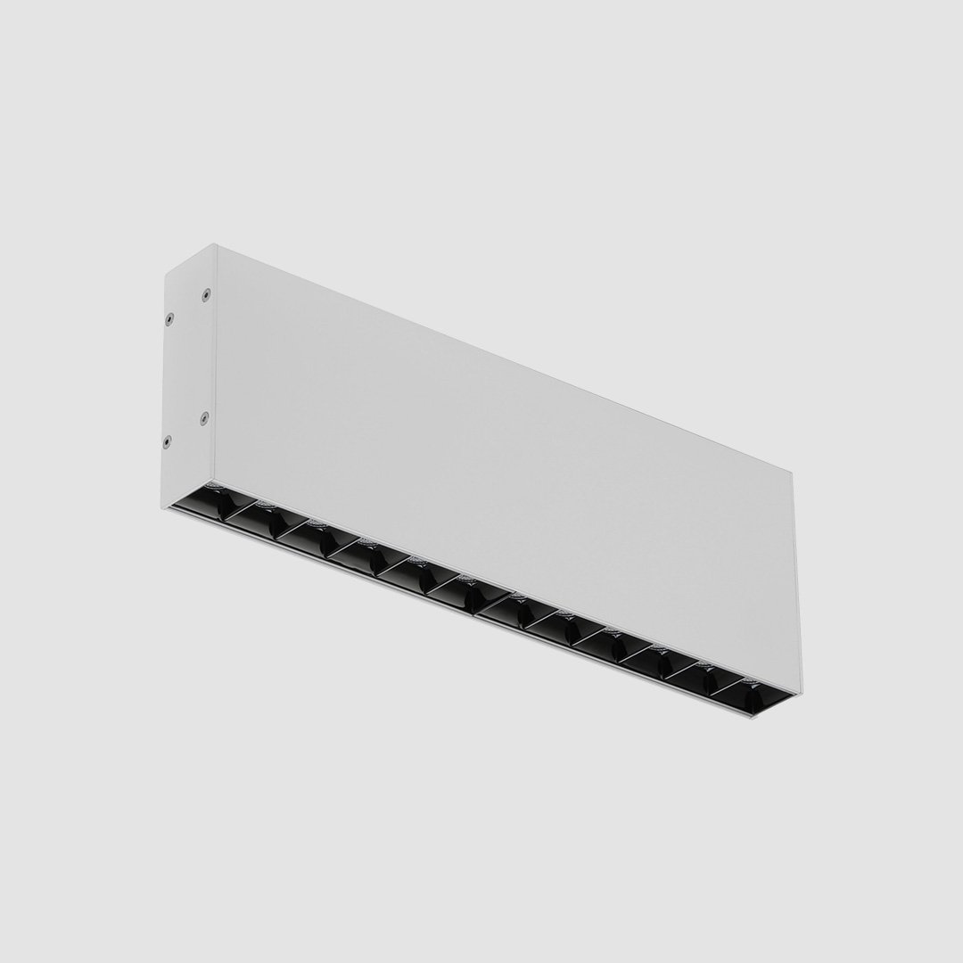 Protruding Linear Multi Spot - Slim Track - White